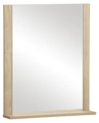 Produktbild von Schildmeyer Spiegel Emmik 159440, weiß Eiche Nachbildung, 24,5 x 2,6 x 109 cm