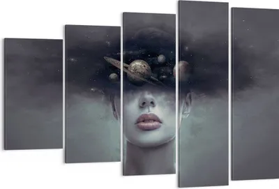 Produktbild von Bild auf Leinwand - Leinwandbild - 5 Teile - Quinoa Frau Gesicht - 150x100cm - Wand Bild - Wanddeko - Wandbilder - Leinwanddruck - Bilder - Wanddekoration - Leinwand bilder - Wandbild - EG150x100-4796