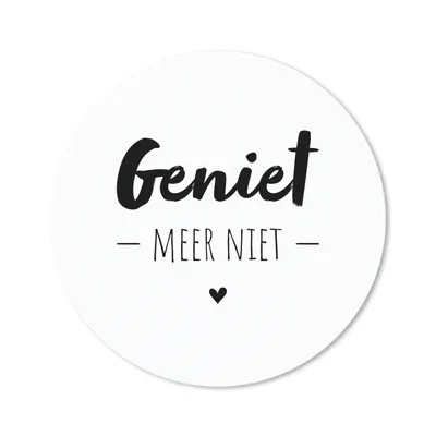 Produktbild von MuchoWow® Mauspad Mousepad Text - Mehr genießen - Zitate 30x30 cm - Mousepads - Maus Mat - Pad - Mausunterlage - Tischunterlage - Schreibtischmatten