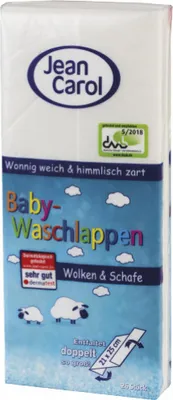 Produktbild von Jean Carol Baby Waschlappen 26 er