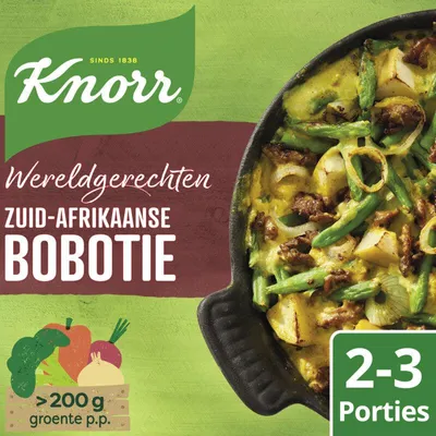 Produktbild von Knorr Wereldgerechten Südafrikanische Bobotie 307g – Würzige Fertigmischung