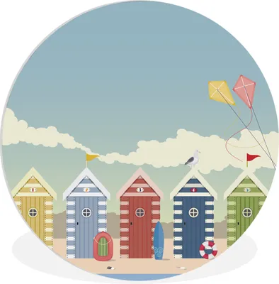 Produktbild von MuchoWow® - Schlafzimmer - Bilder - Der Kreis - Kunst für die Wohnung - Plastik - Kunstdruck - Wandbild