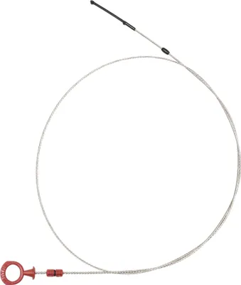 Produktbild von Motorölpeilstab Nr. 20480112 Ölstand Peilstab Doppel-Loch-Anzeige für Volvo FH12 FH16 FM FMX Kunststoff Metall Rot Silber Ton