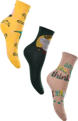 Produktbild von Peppa Wutz Pig Kinder Jungen Socken 3 Paar Strümpfe, Größe:31-34