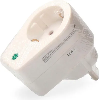 Obrázok produktu pre Zástrčkový adaptér EDM 250 V 10 A Termoplastický plast