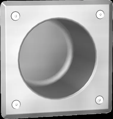 Image de KWC, compartiment pour rouleaux de papier toilette, modèle robuste, dimensions : 180x180x105 mm, à encastrer, pour 1 rouleau