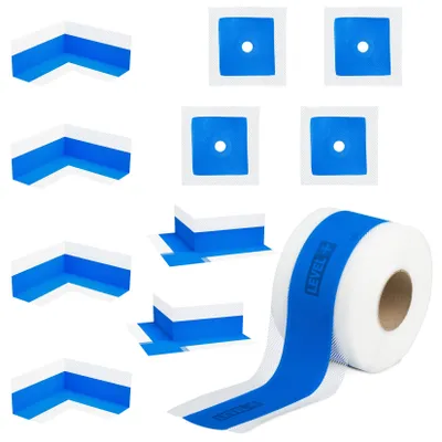 Obrázek produktu pro Hydroizolační sada Páska B01-20mb, rohy-6ks, manžety-4ks, LEVEL+ SETB14
