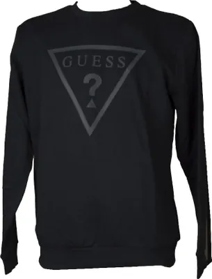 Produktbild von GUESS Herren Sweatshirt Langarm Winter Rundhals Pullover mit Logo Artikel X1BQ15K9FL0, M, Cotone 68%,Poliestere 32%