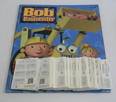 Zdjęcie produktu dla Bob Budowniczy - Naklejki kolekcjonerskie - Kompletny zestaw + album