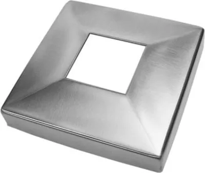 Immagine prodotto di Rosone di copertura 93 x 93 mm / 40 x 40 mm quadrato in acciaio inox profilo di copertura rosone palo ringhiera copertura ringhiera balcone vite di copertura tubo palo
