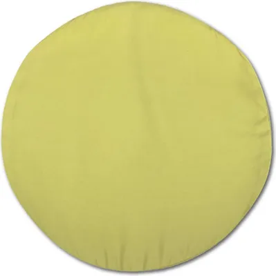 Produktbild von Dekokissenhülle ohne Füllung Grün Ø 60 cm – Kissenhülle Ellen aus Polyester, mit Reißverschluss, waschbar, für Wohn- und Schlafzimmer