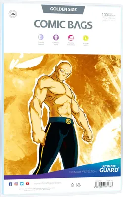 Immagine prodotto di Worki ochronne Ultimate Guard na komiksy (100 szt.) - Złoty rozmiar