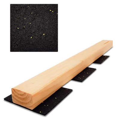 Productafbeelding van Terrasreiniger, 3 mm, 90 x 90 mm, rubbergranulaat voor terrasconstructie - 200 stuks