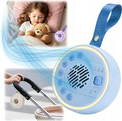 Image de Générateur de bruit pour endormir les enfants, veilleuse, haut-parleur Bluetooth
