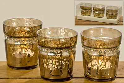 Produktbild von Boltze Gruppe Raima Wndlichtset champagner 7 cm Set3