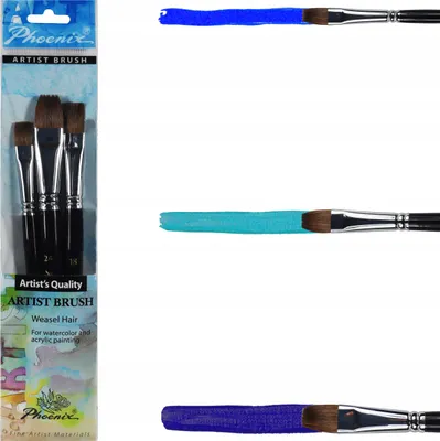 Obrázok produktu pre Sada štetcov Phoenix, 3 kusy, 6616S4