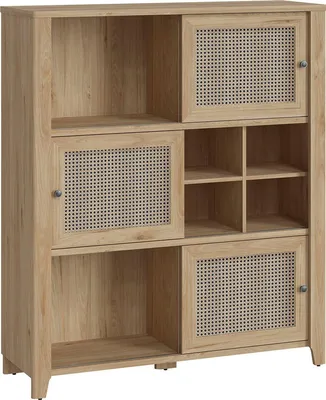 Produktbild von Highboard Kommode Cestino 128x42x150cm Jackson Hickory Amadeus