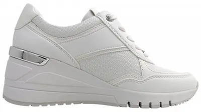 Imagen del producto de Zapatos deportivos para mujer de la marca Marco Tozzi, tipo cordones, color blanco, para uso casual