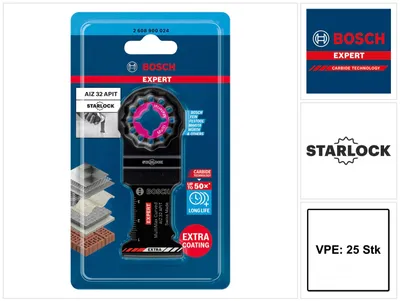 Immagine prodotto di Bosch 2608900027 Bosch EXPERT Starlock Carbide Tauchsägeblatt AIZ32APIT