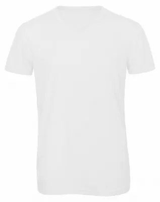 Produktbild von B&C - T-Shirt V-Ausschnitt für Herren FK2341 (XL) (Weiß)