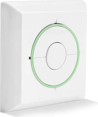 Produktbild von HelpLine EASYKEY Sender mit Rahmen, Funk-Notruf-Sender, mobiler Notrufknopf für Senioren, mobiler Alarm, Notruf Knopf für Pflegenotrufset, Hausnotrufsystem, Hausnotruf intern