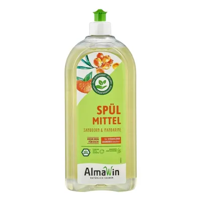 Produktbild von AlmaWin Spülmittel Sanddorn-Mandarine 1L, vegan,