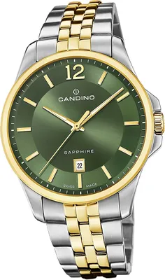 Produktbild von Candino Herren Uhr Analog Casual Edelstahl Armbanduhr Classic silber gold D2UC4763/3