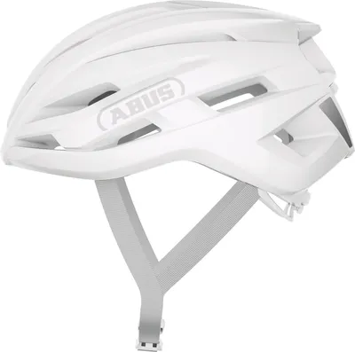Produktbild von ABUS Rennradhelm StormChaser ACE - leichter Fahrradhelm für Radrennen, Gravelbike-Touren und Cyclocross - für Damen und Herren - Pure White, Größe M (54-58 cm)