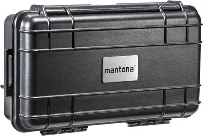 Produktbild von Mantona Outdoor Schutzkoffer XS, wasserdichter Fotokoffer, Kamerakoffer staubdicht & stoßfest, Transportkoffer mit Schaumstoffeinlagen, ideal für Kameras, Objektive & Zubehör