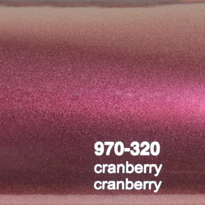 Produktbild von (25€/m²) Oracal 970RA Autofolie 320G Cranberry Glanz Folie 152 cm Breite Laufmeterware gegossene Auto Folie selbstklebend