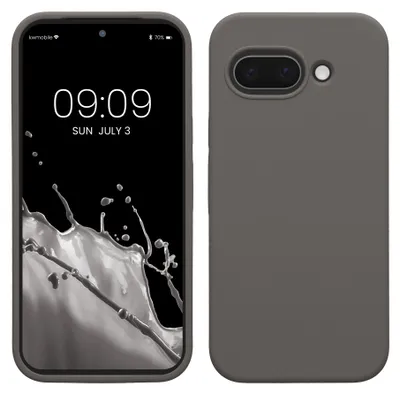 Produktbild von kwmobile Handyhülle für Google Pixel 9a Hülle, für Pixel 9a Case - Hülle Silikon - kabelloses Laden - Stone Dust