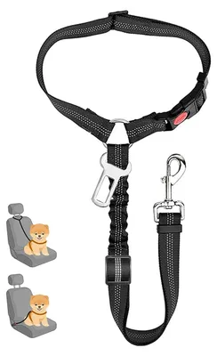 Hundesicherheitsgurt Auto, verstellbar, Nylon, 1 Pack