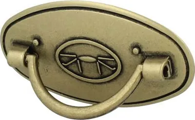 Produktbild von Möbelgriff aus Metall brüniert LA 64mm Kommodengriff Schrankgriff Messing patiniert