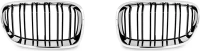 Immagine prodotto di Griglia radiatore DOUBLE RIP cromo nero lucido per BMW F20 F21 2011-2015