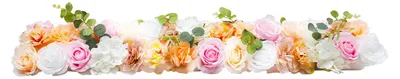 Immagine prodotto di Composizione di rose artificiali in seta - Decorazione floreale - 100 cm - Per interni - Ideale per matrimoni ed eventi - Decorazione per la casa
