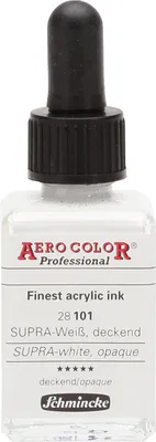 Produktbild von Aero Color | Supra Weiß - deckend, Inhalt:28 ml