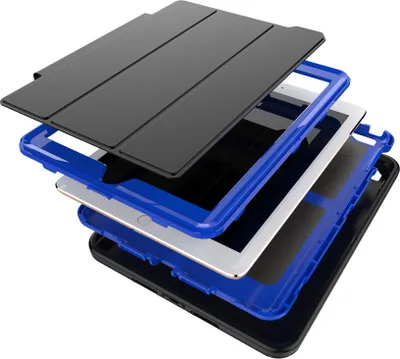 Produktbild von Mehrteilige Hybrid Outdoor Schutzhülle Case Grün für Samsung Galaxy Tab A 10.5 T590 / T595 Tasche Wake UP 3folt