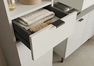 Produktbild von Hochschrank Germania GW-ARCENA BxHxT 30 x 190 x 34 cm Frontfarbe kaschmir