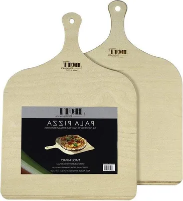Produktbild von Pizzaschaufel aus Birkenholz – 2er-Set – 29 x 41,5 cm