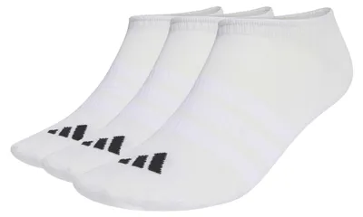Produktbild von adidas Unisex Thin&Light Sportswear No Show Socks 3 Pair Pack, white/white/black