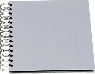 Produktbild von Rössler 1329452175, Grau, 60 Blätter, Spiralbindung, Schwarz, 210 mm, 195 mm
