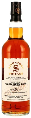 Produktbild von Glen Spey 9 Jahre - 2015 - Oloroso Sherry Butts - 100 Proof Edition #37 - Speyside Single Malt Scotch Whisky