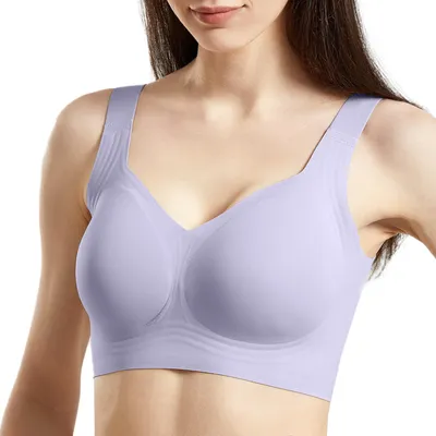 Immagine prodotto di Reggiseno a compressione senza fili - Copertura completa - Supporto - Effetto levigante - Reggiseno a T-shirt - Perfetto da indossare sotto le camicie - Reggiseno a T-shirt
