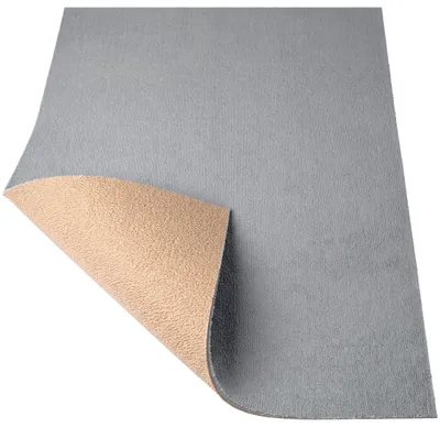 Produktbild von ANRO Badteppich AquaLoop 60x100cm Grau Meterware Badläufer Mikrofaser saugstark schnelltrocknend rutschhemmend zuschneidbar