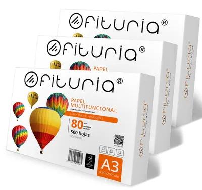 A3-Papier 80 g/m², 1500 Blatt, weiß, Multifunktionspapier