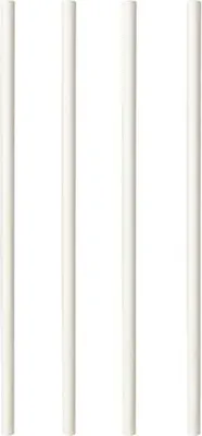 Produktbild von PAPSTAR Papier-Trinkhalm "pure" 200 mm weiß aus Papier 100 Stück