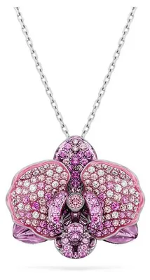 Produktbild von Swarovski SCS Idyllia Anhänger Blume, Rosa, Rhodiniert