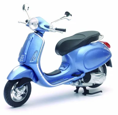 Obrázok produktu pre NewRay, model Vespa Primavera, mierka 1:12, farba: svetlomodrá, kód: 57552