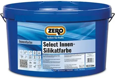 Produktbild von Zero Select Innen-Silikatfarbe 12,5 Liter Weiß
