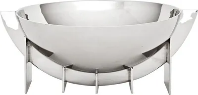 Immagine prodotto di Ciotola di design in acciaio inox Casa Padrino 30 x 25 x h. 11,5 cm - qualità lusso